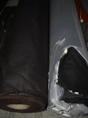 12oz Wax 100% Cotton Duck Fabric OilSkin by Hunter-Outdoor Samples Swatch BROWN & BLACK