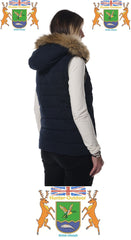 Fur Trim Ladies Gilet