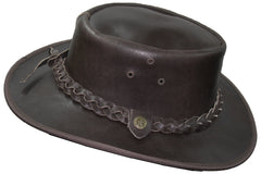 Ned Kelly Leather Hat