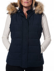 Fur Trim Ladies Gilet