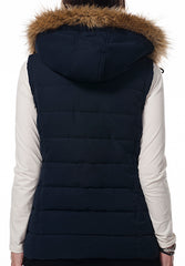 Fur Trim Ladies Gilet