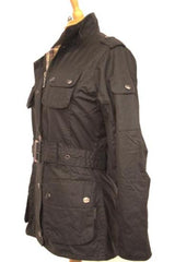 Nevada Ladies Belted/Biker Style Wax Jacket